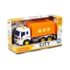 "City", 86426 samochód komunalny inercyjny (ze światłem i dźwiękiem) (pomarańczowy) (w pudełku)