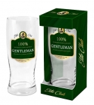 Szklanka do piwa Elite Club - 100% Gentelman