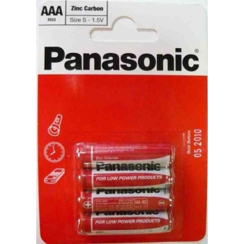 Baterie Panasonic AAA-R3 (cienkie paluszki) - 4szt.