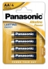 Baterie Alkaliczne Panasonic AA-R06 (paluszki) - 4szt.